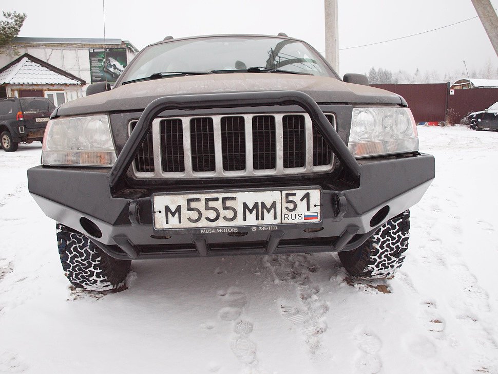 Силовой бампер передний Grand Cherokee II