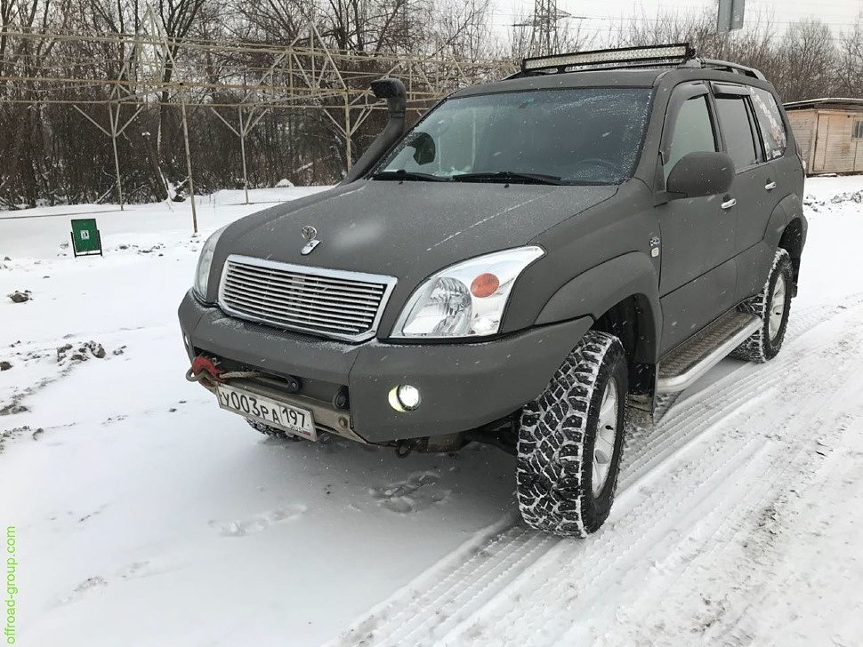 Силовой бампер для Prado 120