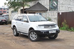 Силовой бампер передний Mitsubishi Pajero Sport II (серия Л)