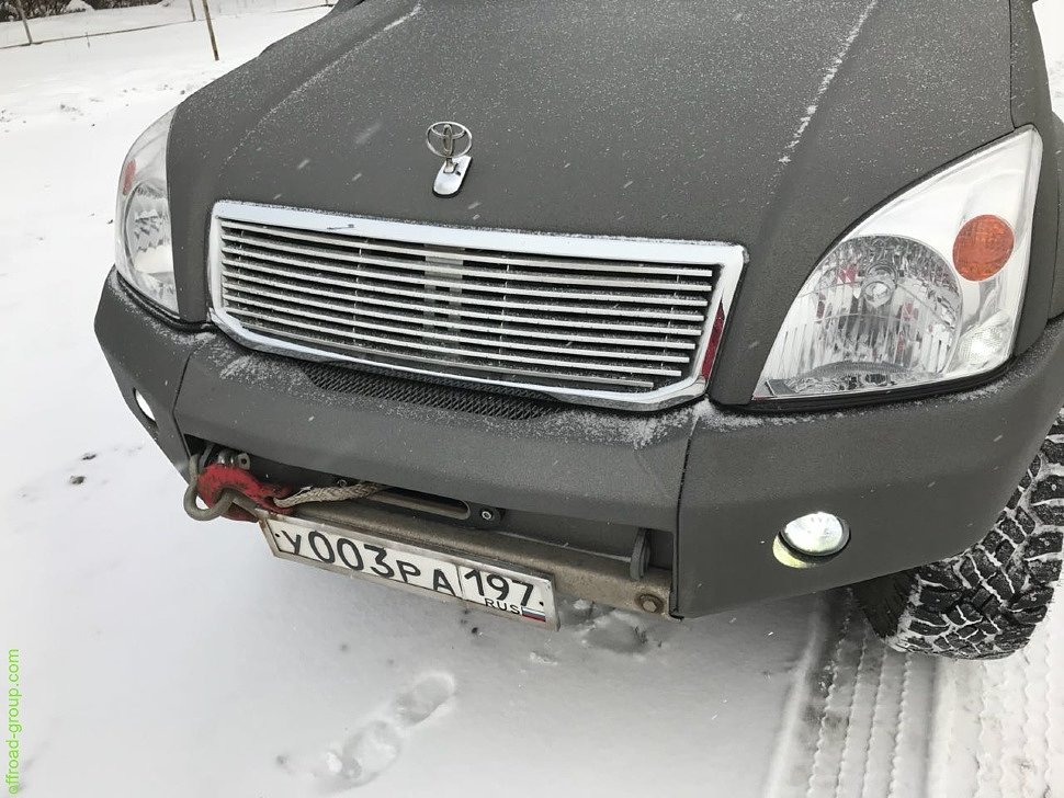 Силовой бампер Прадо 120