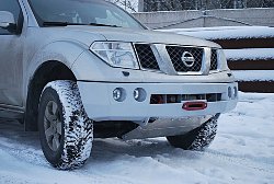 Nissan Navara силовой обвес (передний силовой бампер, задний силовой бампер, защита  днища, боди лифт кузова)Передний силовой бампер Nissan Navara, производства компании "Тамерлан"