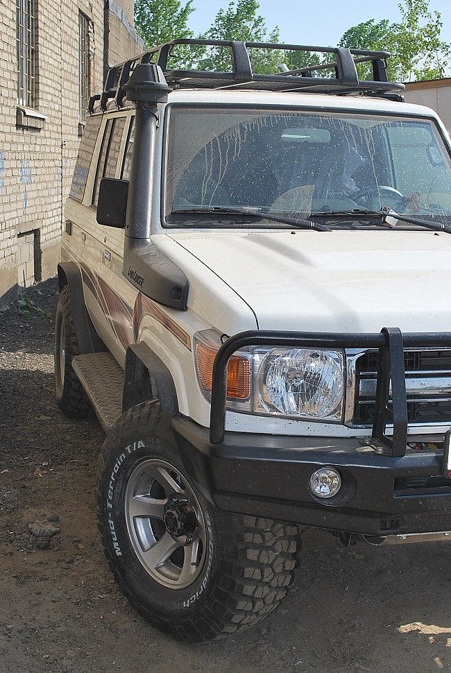 Toyota Land Cruiser 76, TLC 76 силовой обвес, силовой бампер, силовые пороги