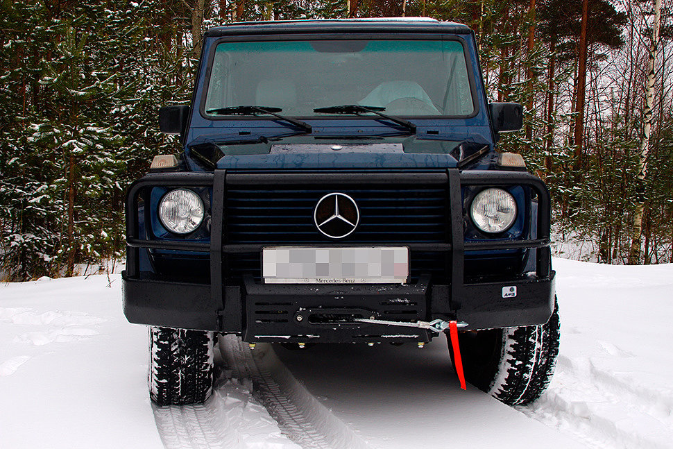 Силовой бампер на Mercedes Gelandewagen