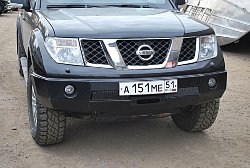 Nissan Navara силовой обвес (передний силовой бампер, задний силовой бампер, защита  днища, боди лифт кузова)Передний силовой бампер Nissan Navara, производства компании "Тамерлан"