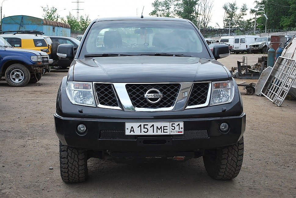Nissan Navara силовой обвес (передний силовой бампер, задний силовой бампер, защита  днища, боди лифт кузова)Передний силовой бампер Nissan Navara, производства компании "Тамерлан"