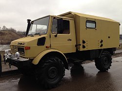 Силовой бампер передний Mercedes-Benz Unimog U435/1300L