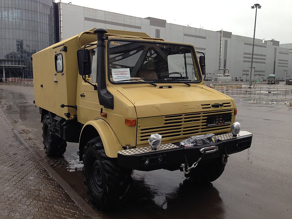 Силовой бампер передний Mercedes-Benz Unimog U435/1300L