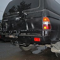 Силовой бампер передний и силовой бампер задний L200 (old)