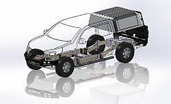 Силовой обвес VolksWagen Amarok передний бампер, задний бампер, калитка