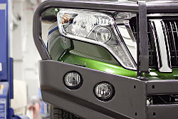 Силовой обвес Toyota Land Cruiser Prado 150 передний бампер, фары