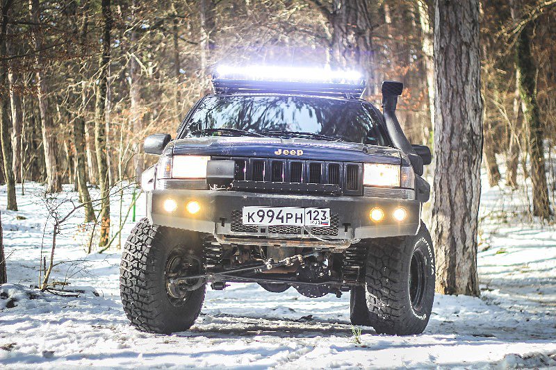 Силовой бампер передний для Jeep Cherokee ZJ