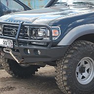 Передний силовой бампер Toyota Land Cruiser 80