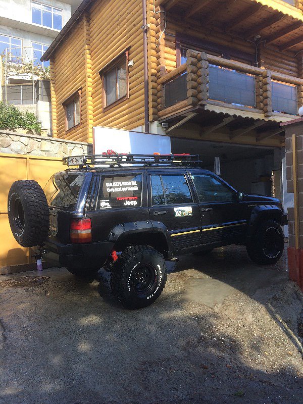 Силовой бампер задний для Jeep Cherokee ZJ