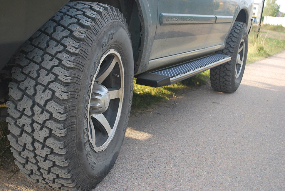 Силовые пороги для Pajero sport, Montero sport