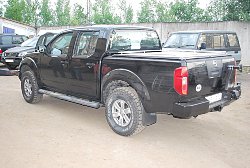 Nissan Navara силовой обвес (передний силовой бампер, задний силовой бампер, защита  днища, боди лифт кузова)Передний силовой бампер Nissan Navara, производства компании "Тамерлан"