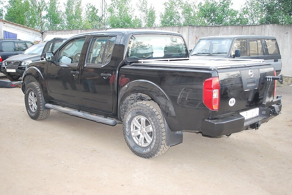 Nissan Navara силовой обвес (передний силовой бампер, задний силовой бампер, защита  днища, боди лифт кузова)Передний силовой бампер Nissan Navara, производства компании "Тамерлан"