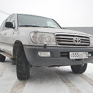 Лебедка и калитка запасного колеса в штатный бампер Land Cruiser 105