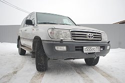 Лебедка в штатный бампер Toyota Land Cruiser 105
