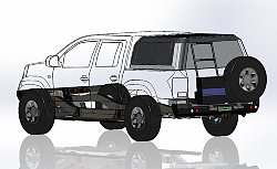 Силовой обвес VolksWagen Amarok передний бампер, задний бампер, калитка