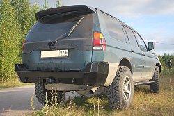 Силовой бампер Pajero sport, Montero