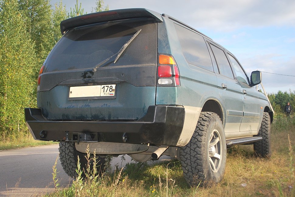 Силовой бампер Pajero sport, Montero