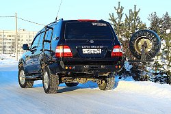 Силовой бампер задний Toyota Land Cruiser 100