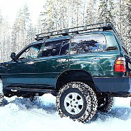 Силовой обвес на Toyota land Cruiser 105