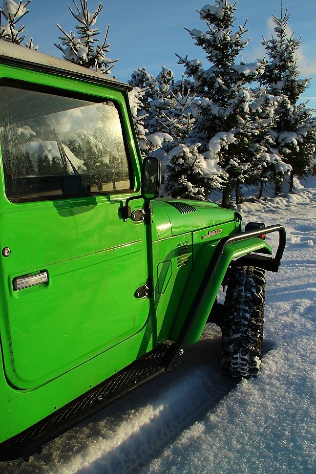 Силовые пороги "АМЗ" (Тамерлан) для Toyota Land Cruiser 40 (bj 40) с защитой крыльев