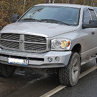 Силовой бампер Dodge RAM III Double cab (2001 - 2009 г.в.)