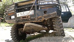 Защита Tlc 80 активная Toyota Land Cruiser, силовой обвес Тамерлан, лаборатория полного привода