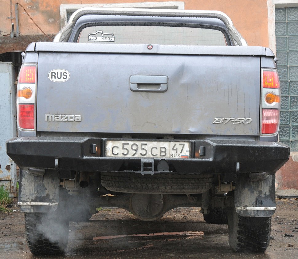 Силовой бампер задний  Mazda BT50