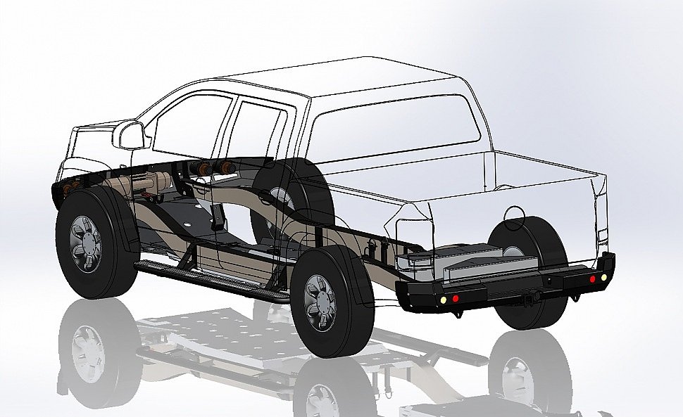 Силовой обвес VolksWagen Amarok передний бампер, задний бампер, калитка