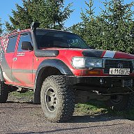 Силовой бампер передний и задний на Land Cruiser 80