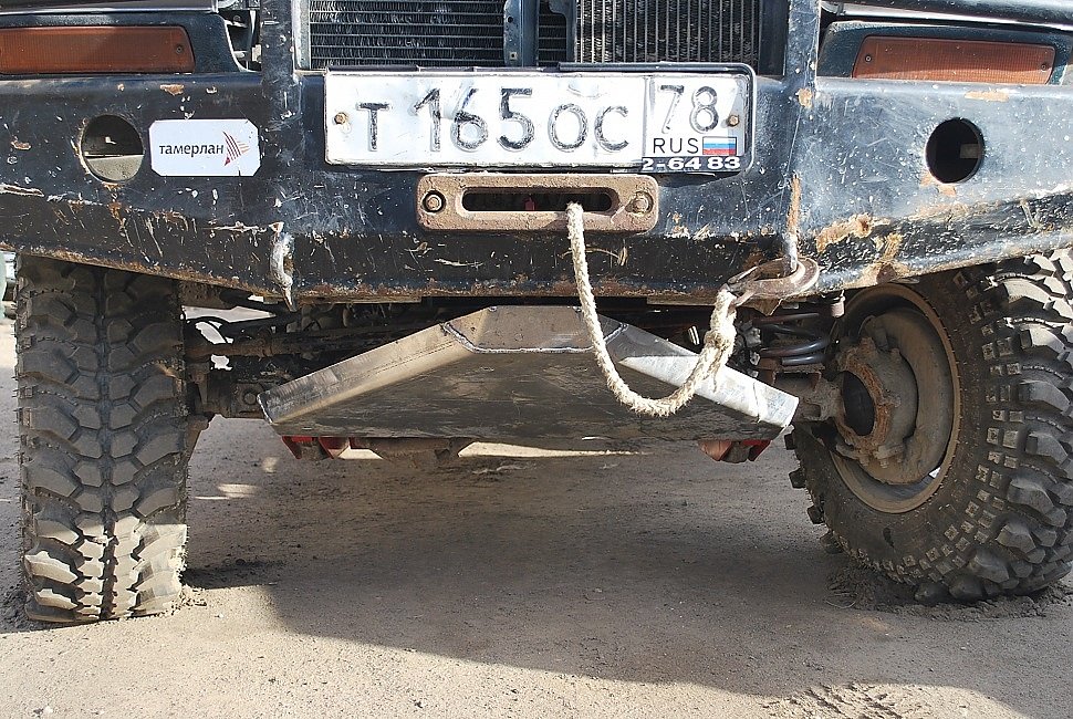Защита Tlc 80 активная Toyota Land Cruiser, силовой обвес Тамерлан, лаборатория полного привода