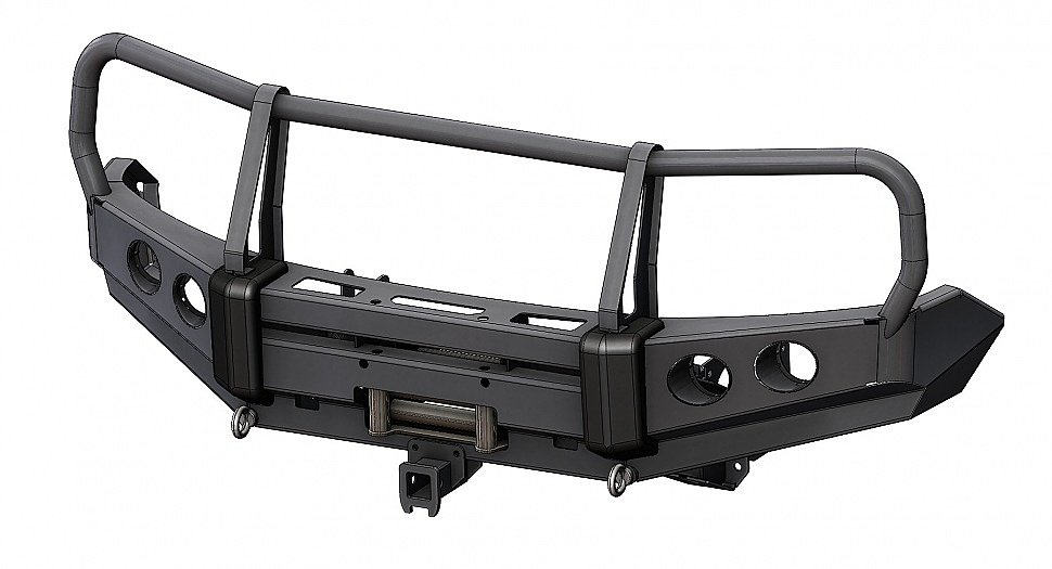 Передний силовой бампер Nissan Navara D40