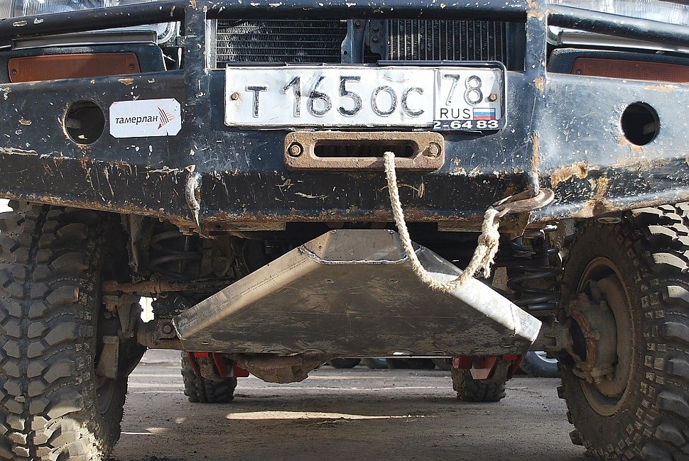 Защита Tlc 80 активная Toyota Land Cruiser, силовой обвес Тамерлан, лаборатория полного привода