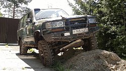 Защита Tlc 80 активная Toyota Land Cruiser, силовой обвес Тамерлан, лаборатория полного привода