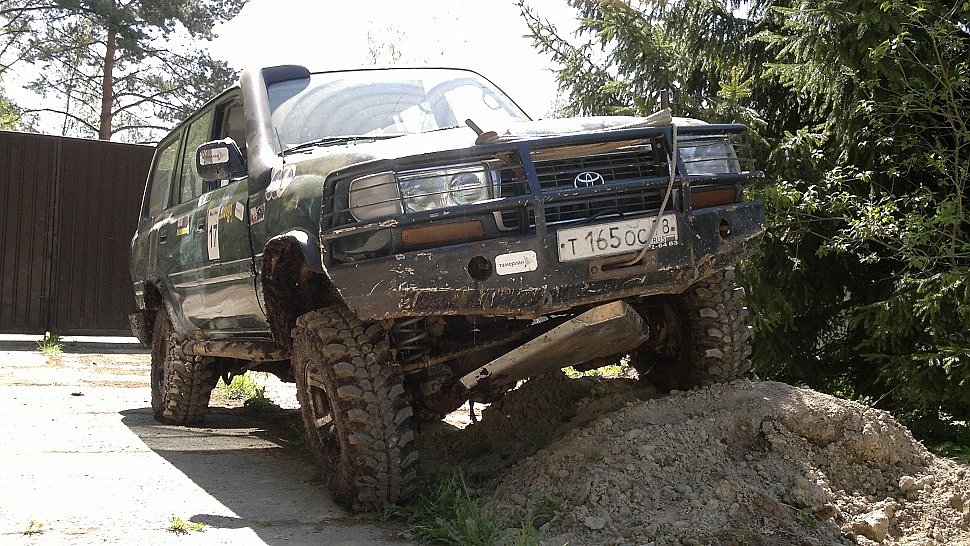 Защита Tlc 80 активная Toyota Land Cruiser, силовой обвес Тамерлан, лаборатория полного привода