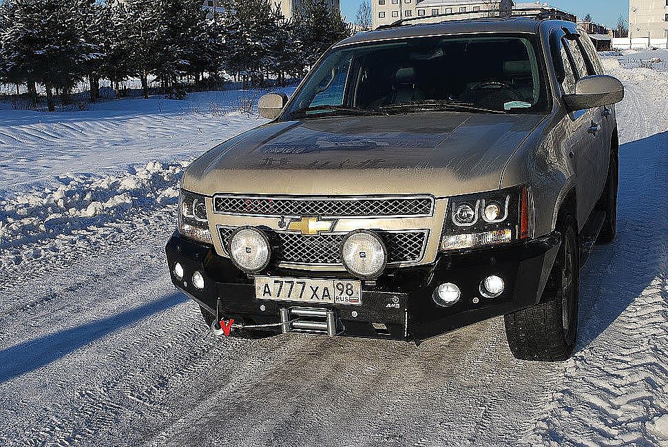 Силовой передний бампер Chevrolet Tahoe lll