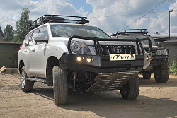 Силовой обвес Toyota Land Cruiser Prado 150 передний бампер