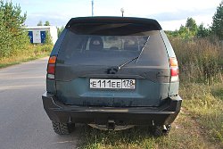 Силовой бампер задний Pajero sport, Montero sport