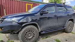 Силовые пороги для Toyota Fortuner