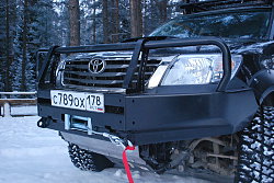 Силовой обвес Toyota Hilux передний бампер, лебёдка