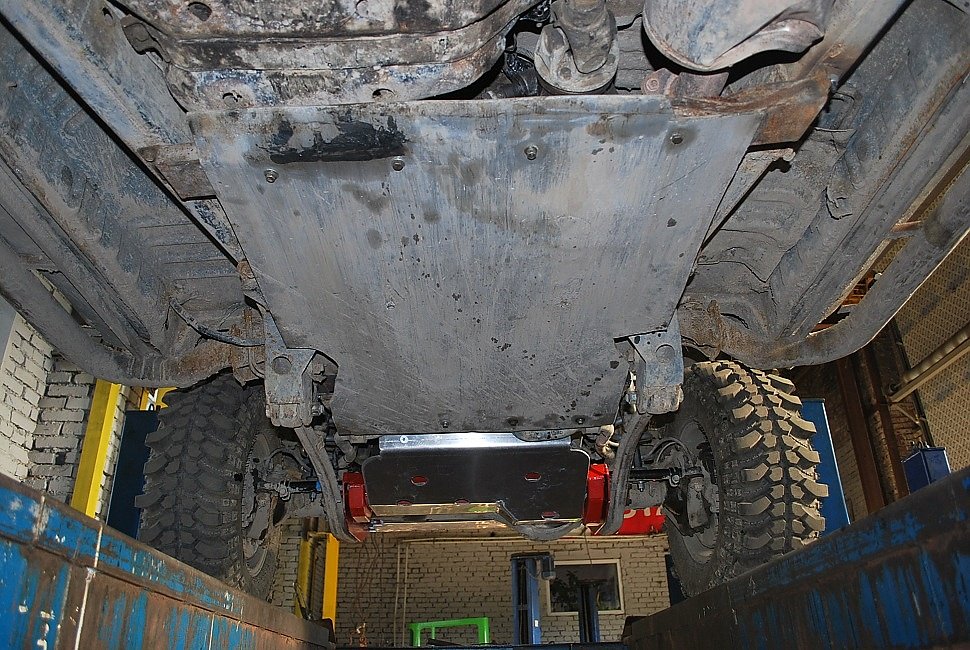Защита Tlc 80 активная Toyota Land Cruiser, силовой обвес Тамерлан, лаборатория полного привода