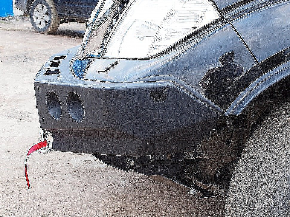 Силовой бампер Nissan Navara D40