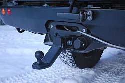 Силовой обвес Toyota Hilux задний бампер, фаркоп, лебёдка