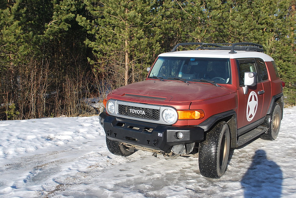Передний силовой бампер для Fj Cruiser