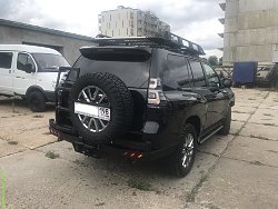 Силовой Задний бампер для Land Cruiser Prado 150 рестайлинг 3 (2021-2022)