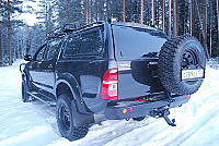 Силовой обвес Toyota Hilux задний бампер, калитка