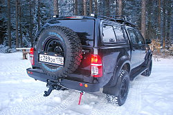 Силовой обвес Toyota Hilux задний бампер, калитка